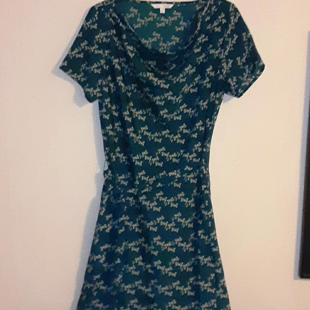 Shade Cowl Neck Midi Dress Medium M 6 8